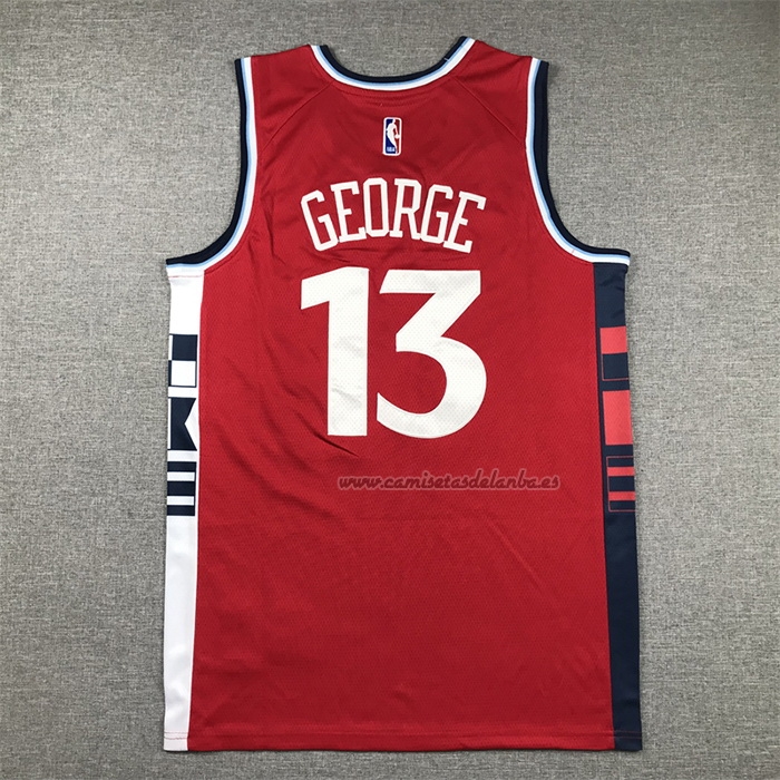 Camiseta Los Angeles Clippers Paul George NO 13 Statement 2024-25 Rojo